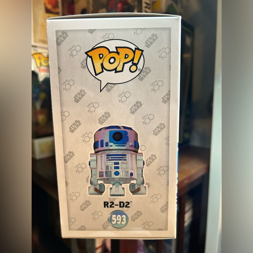 Funko exclusive R2D2  100 anniversary facette edition opalescent.  NIB in - Picture 4 of 8